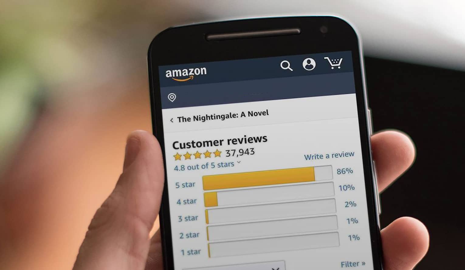 Amazon Introducing One Tap Ratings