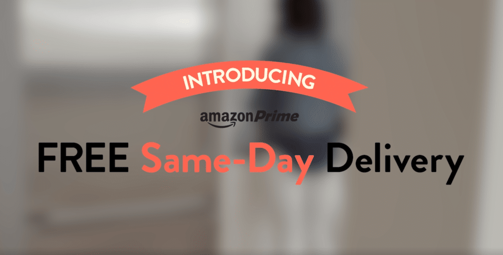 Prime Same-Day Shipping Update