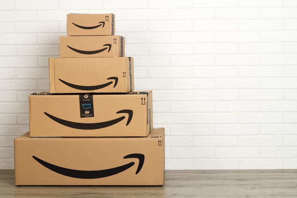 Amazon Boxes Stacked Hero Image