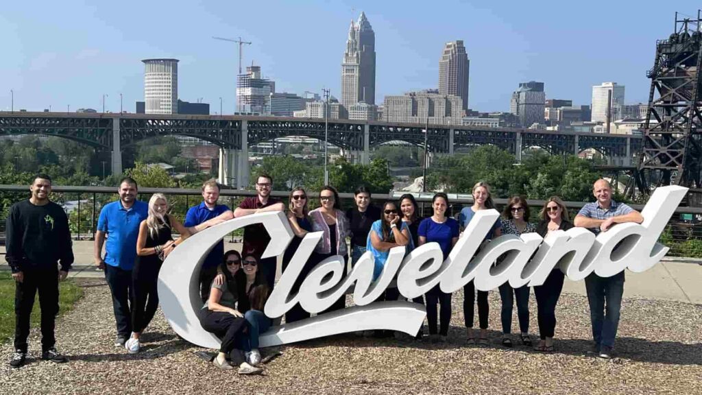 Cleveland Research Company Team - Cleveland Sign